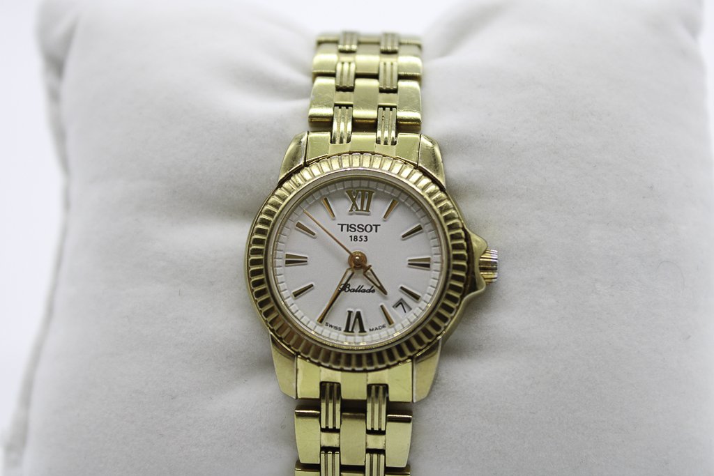 Tissot clearance ballade gold