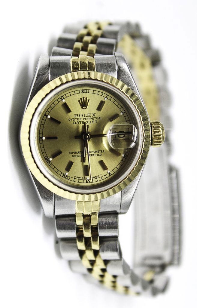 18K Ladies Rolex DateJust Two-Tone Ref.2060 (1 of 10)