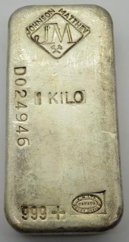 1 Kilo 999+ Fine Silver Bullion (1 of 5)