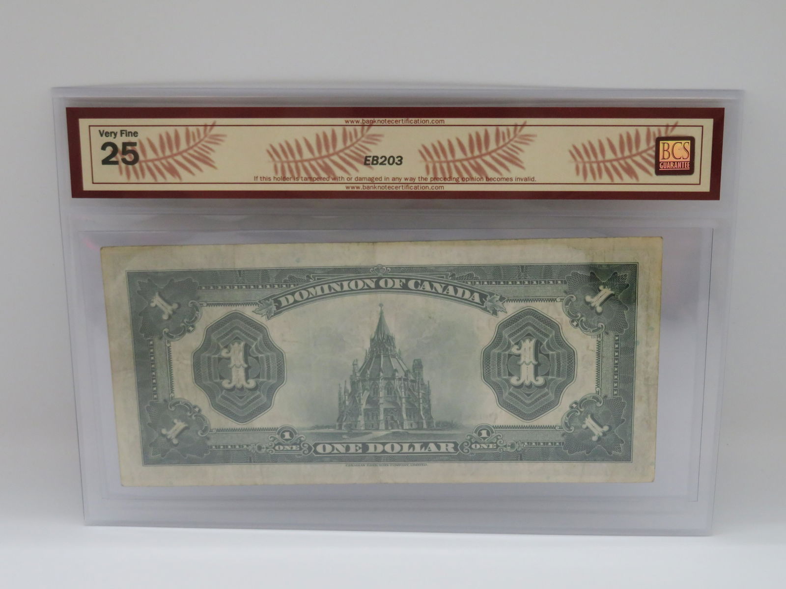 Dominion of Canada Banknote, 1923, $1, VF25 (1 of 1)