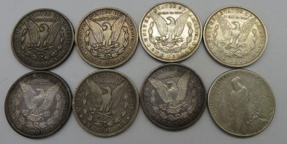 $8 Face Value US 90% Silver 6.18 OZ (1 of 2)