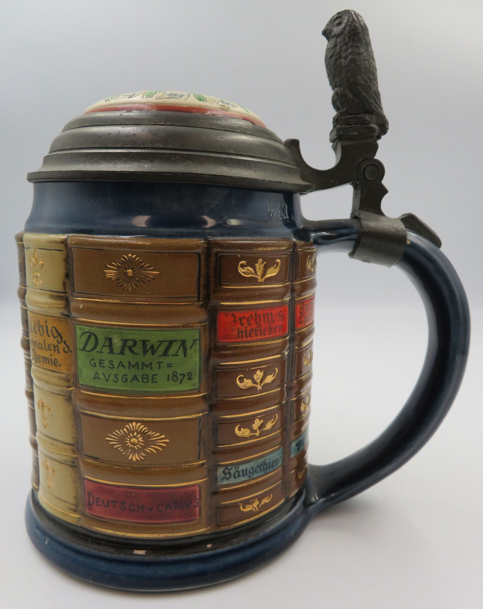 Antique Mettlach Tanker/ Beer Stein (1 of 6)