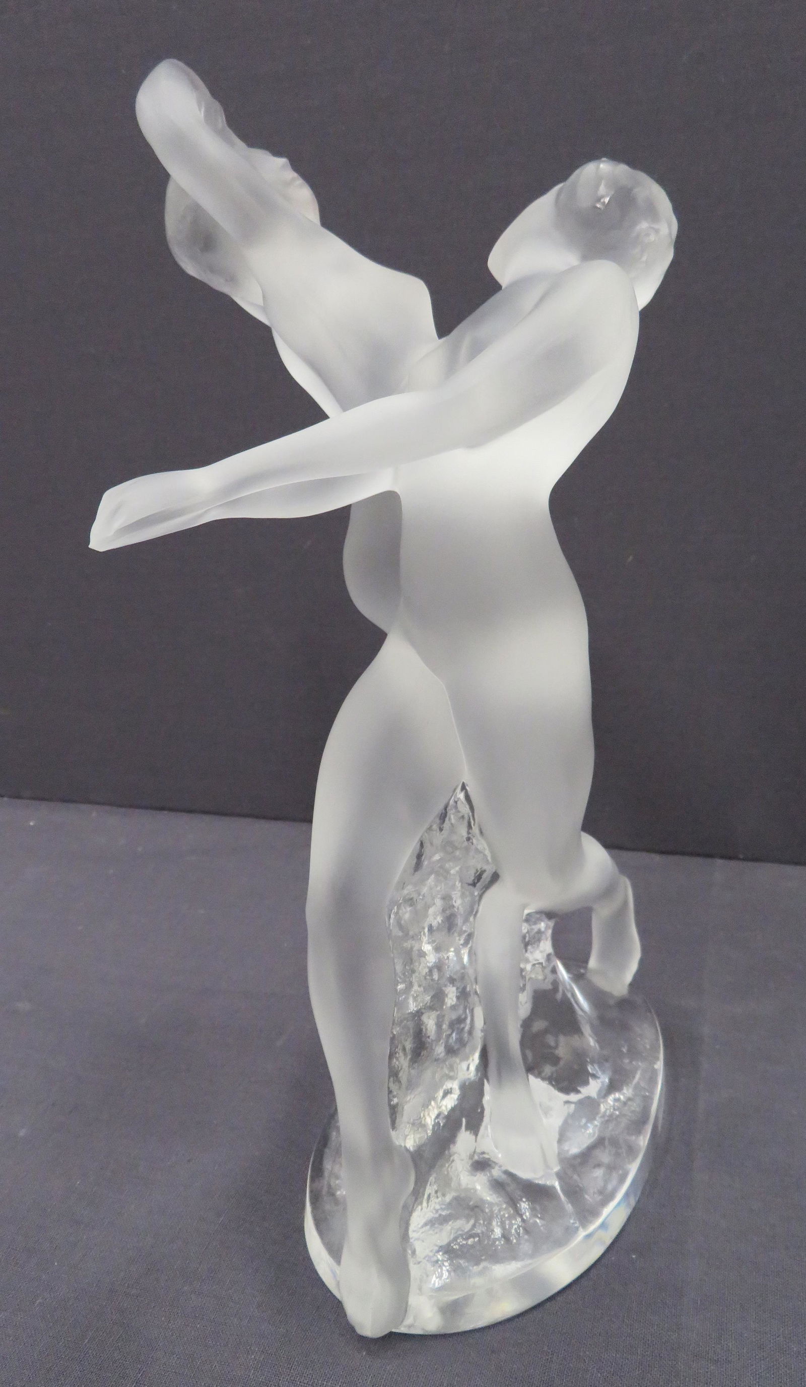 Lailque Crystal Figurine, two dancers (1 of 4)