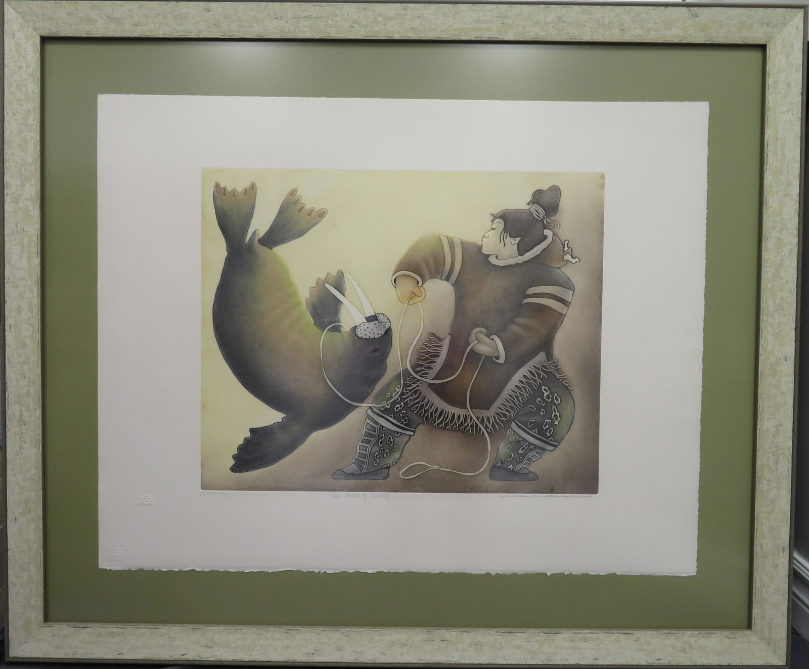 Germaine Arnaktauyok, (Igloolik, b. 1946) (1 of 4)