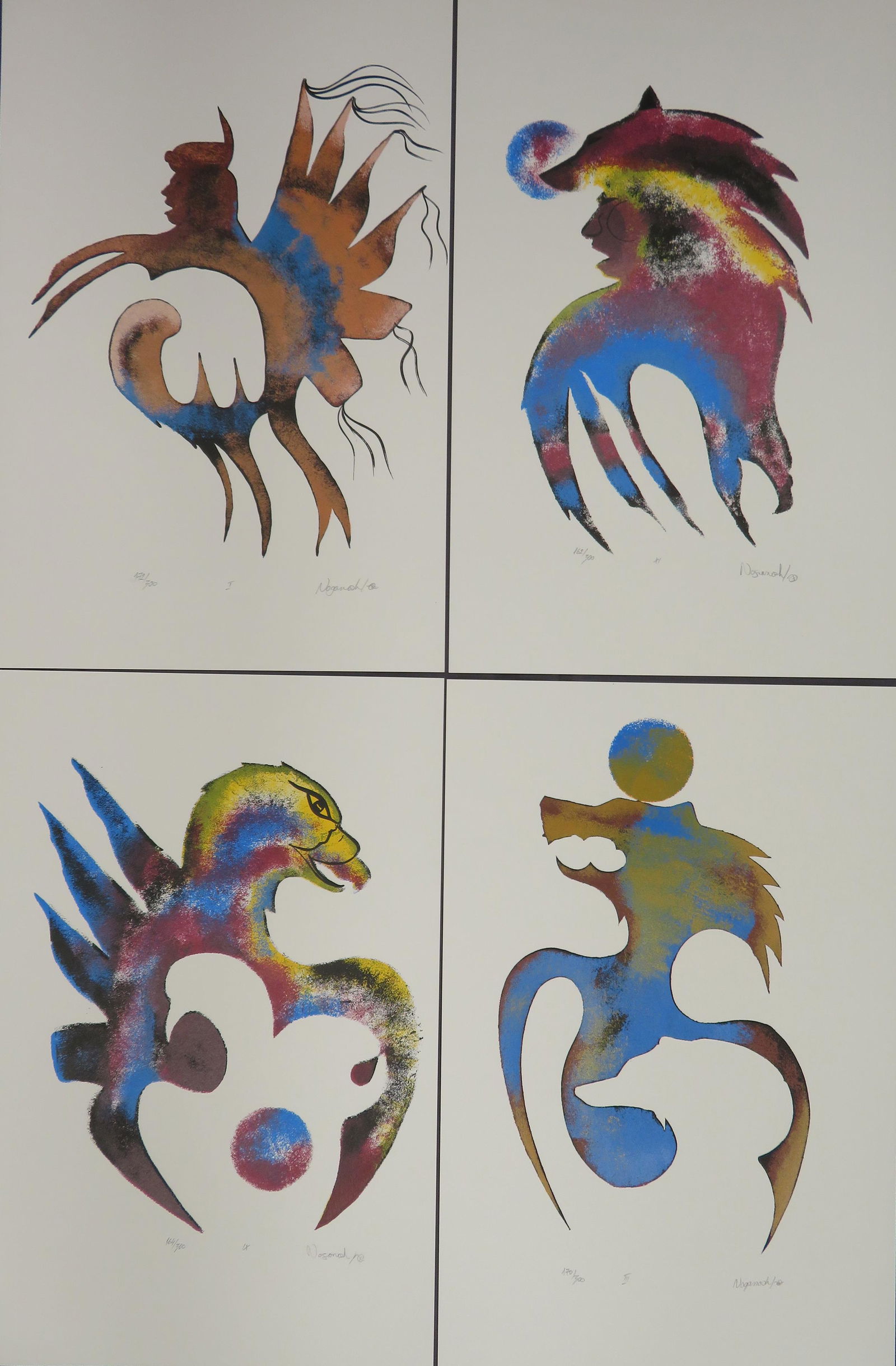 Russel M Noganosh, (Anishinaabe - Ojibwe, b.1956) from A Distant Thunder collection (1 of 2)