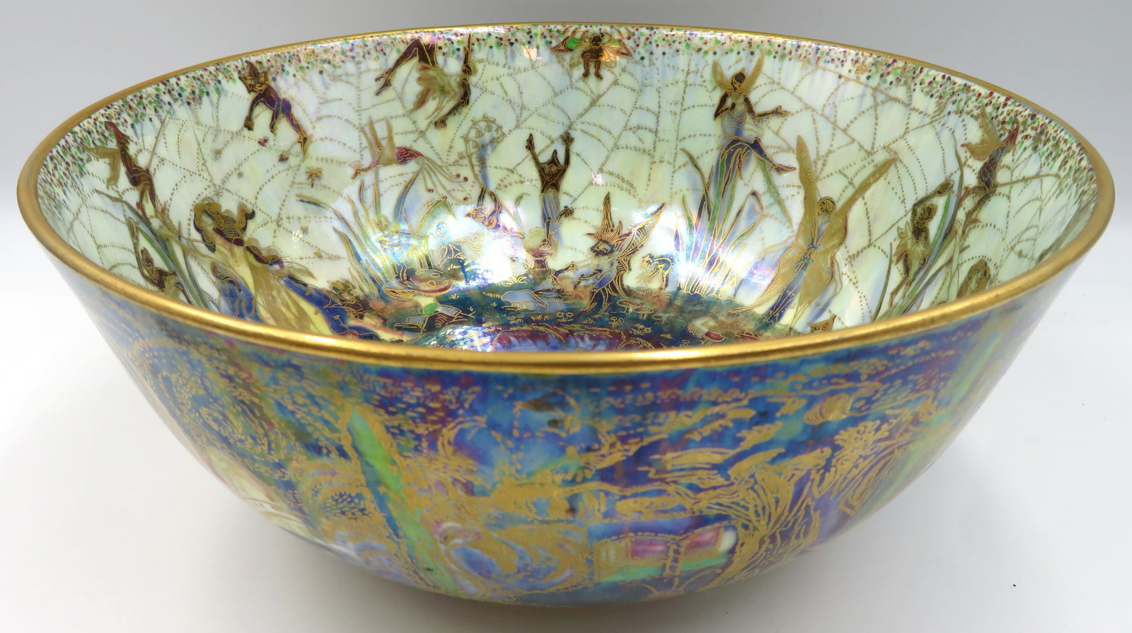 Daisy Makeig-Jones (1881-1945) for Wedgwood, Fairyland Luster Bowl (Z4968) (1 of 11)