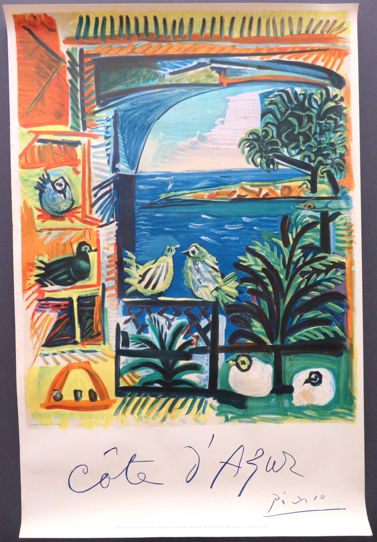 Pablo Picasso French Riviera Tourism Poster (1 of 3)