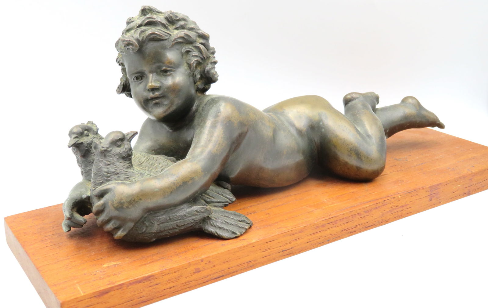 Antique Cast bronze figural study (1 of 4)