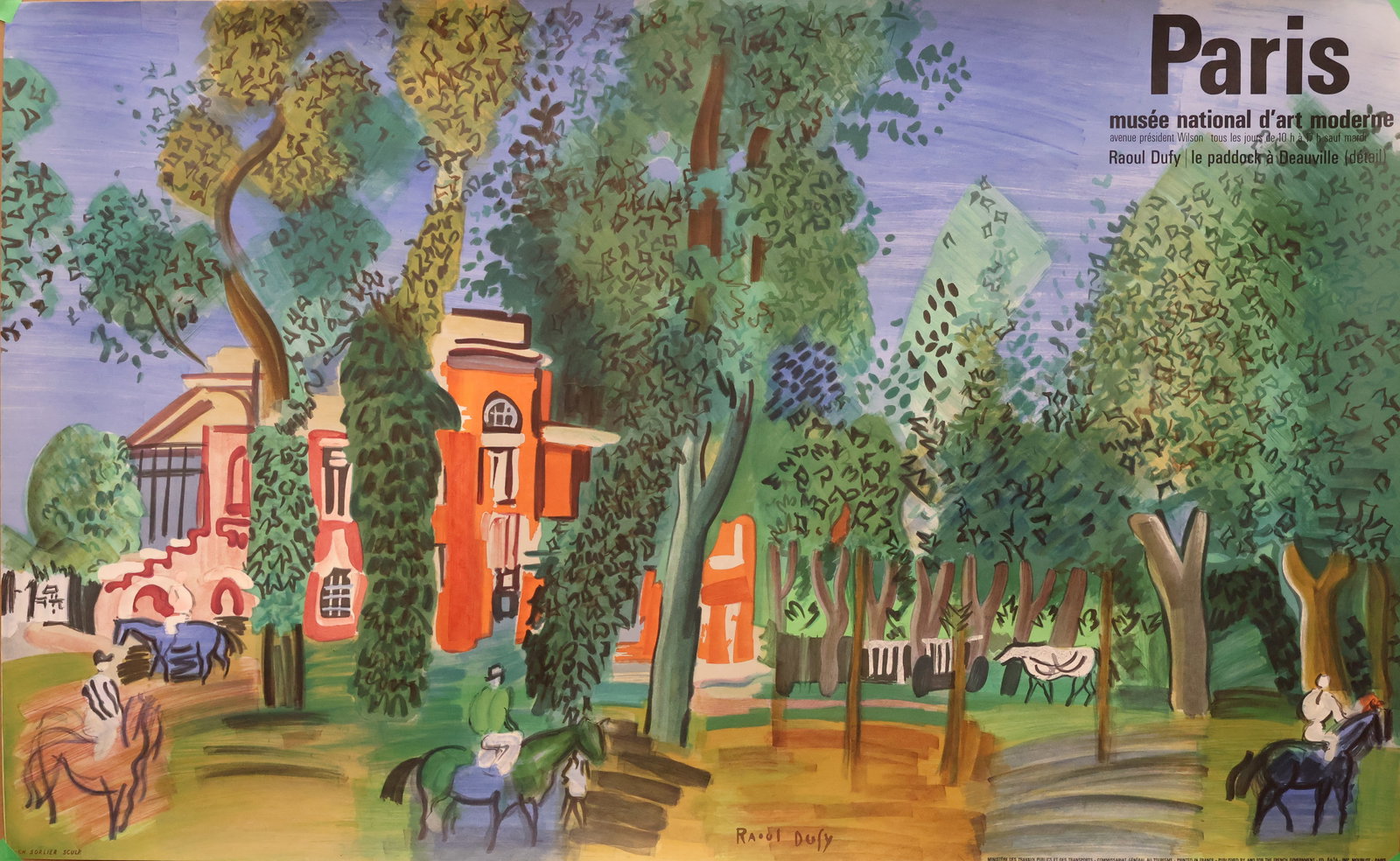 Raoul Dufy Paris, France Tourism Poster (1 of 5)