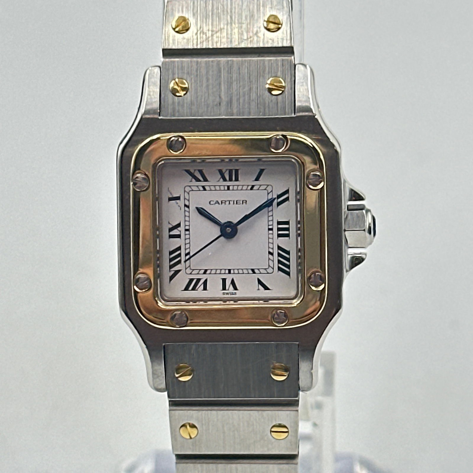 Cartier Santos Galbee Two Tone Automatic Unisex Watch (1 of 7)