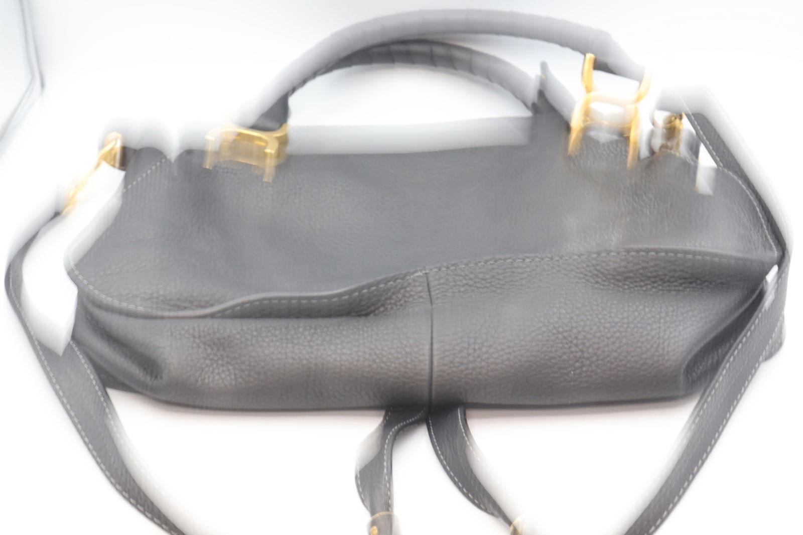 Chloé Marcie Black Leather Shoulder Bag - 2