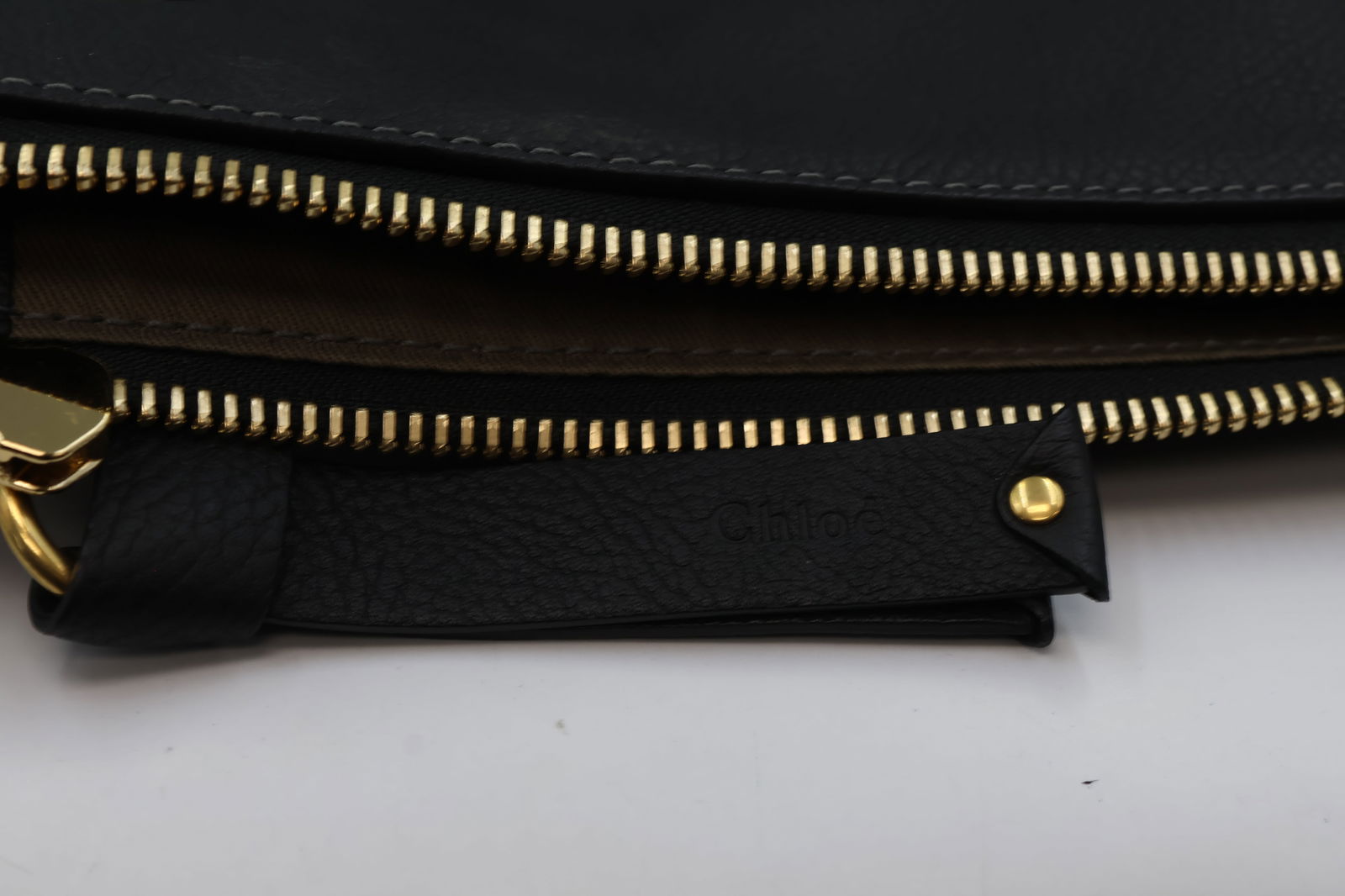 Chloé Marcie Black Leather Shoulder Bag - 6