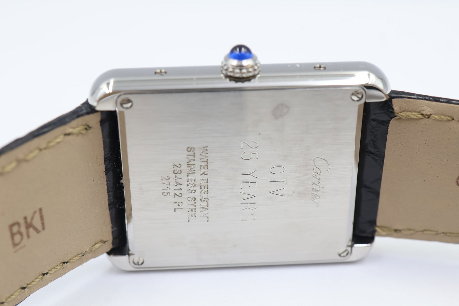 Cartier Tank Steel — Ref 2715, Box & Booklets - 4