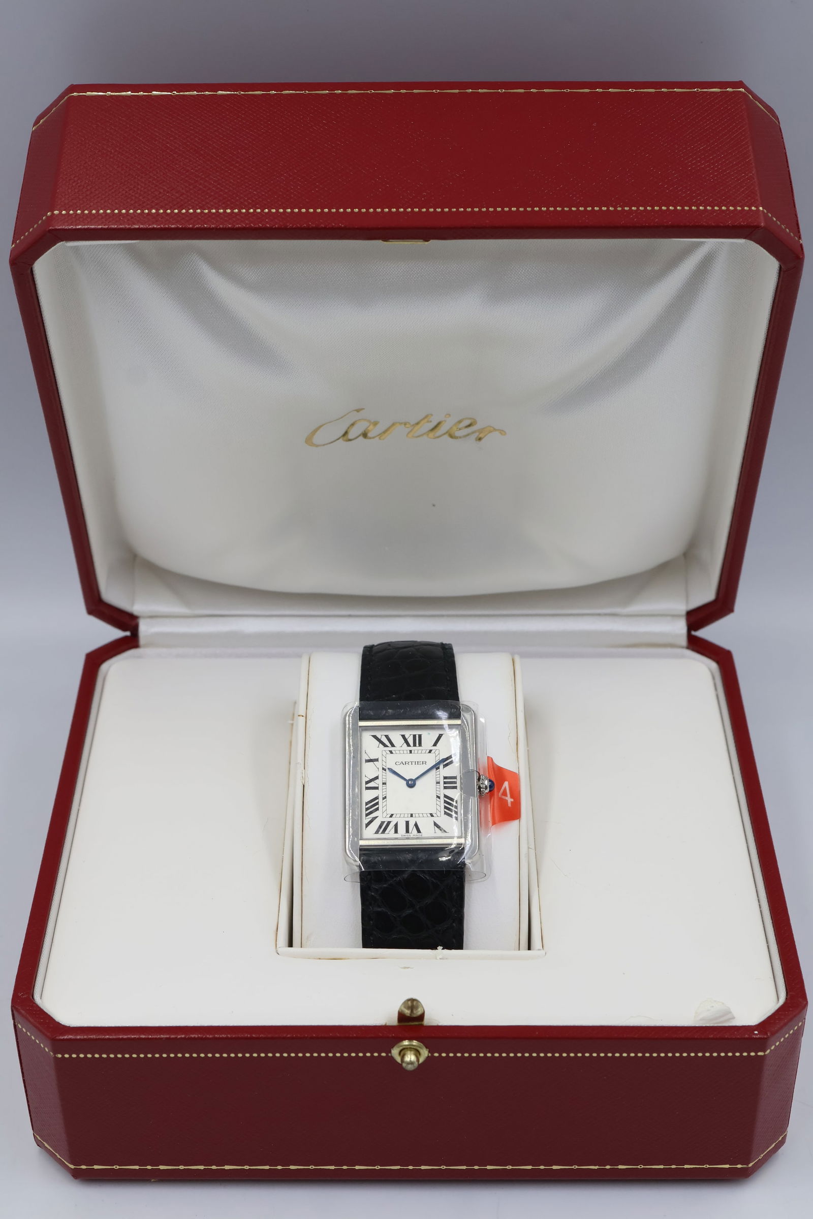 Cartier Tank Steel — Ref 2715, Box & Booklets - 7