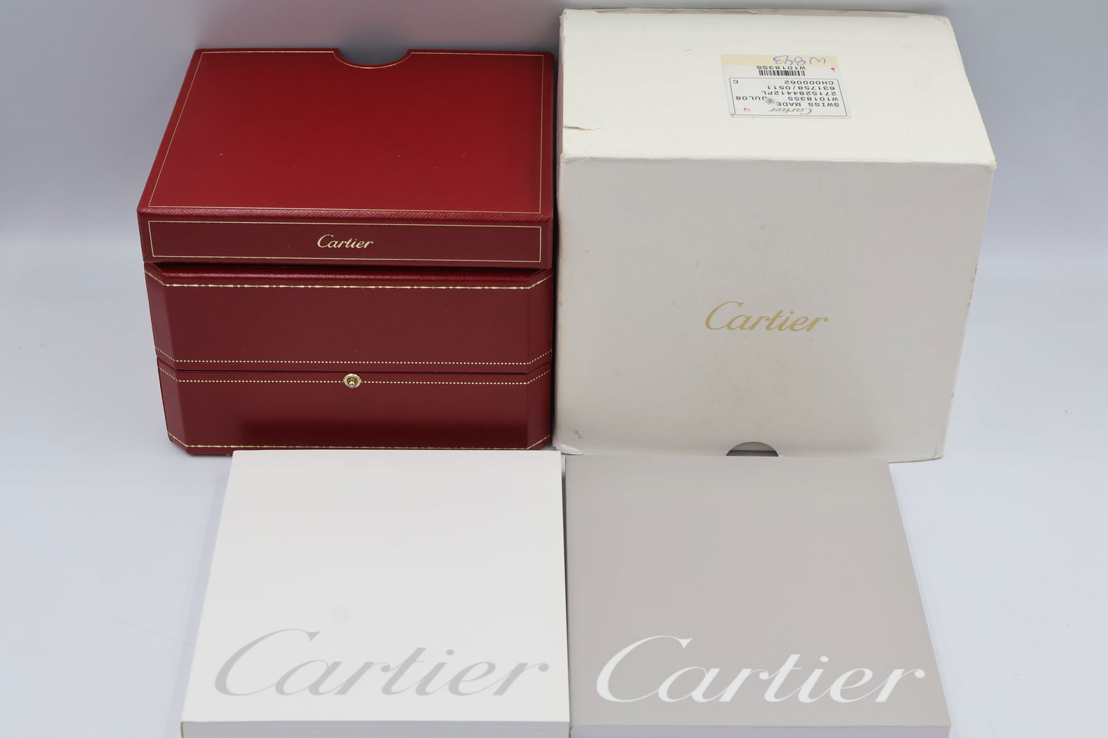 Cartier Tank Steel — Ref 2715, Box & Booklets - 8