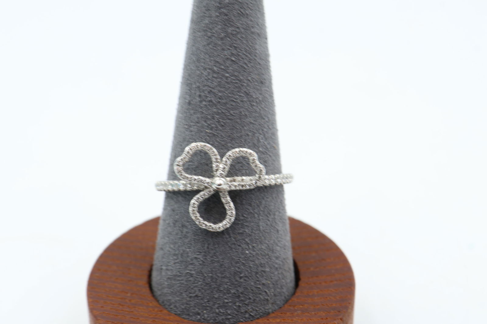 Tiffany Paper Flowers Platinum Diamond Ring - 2