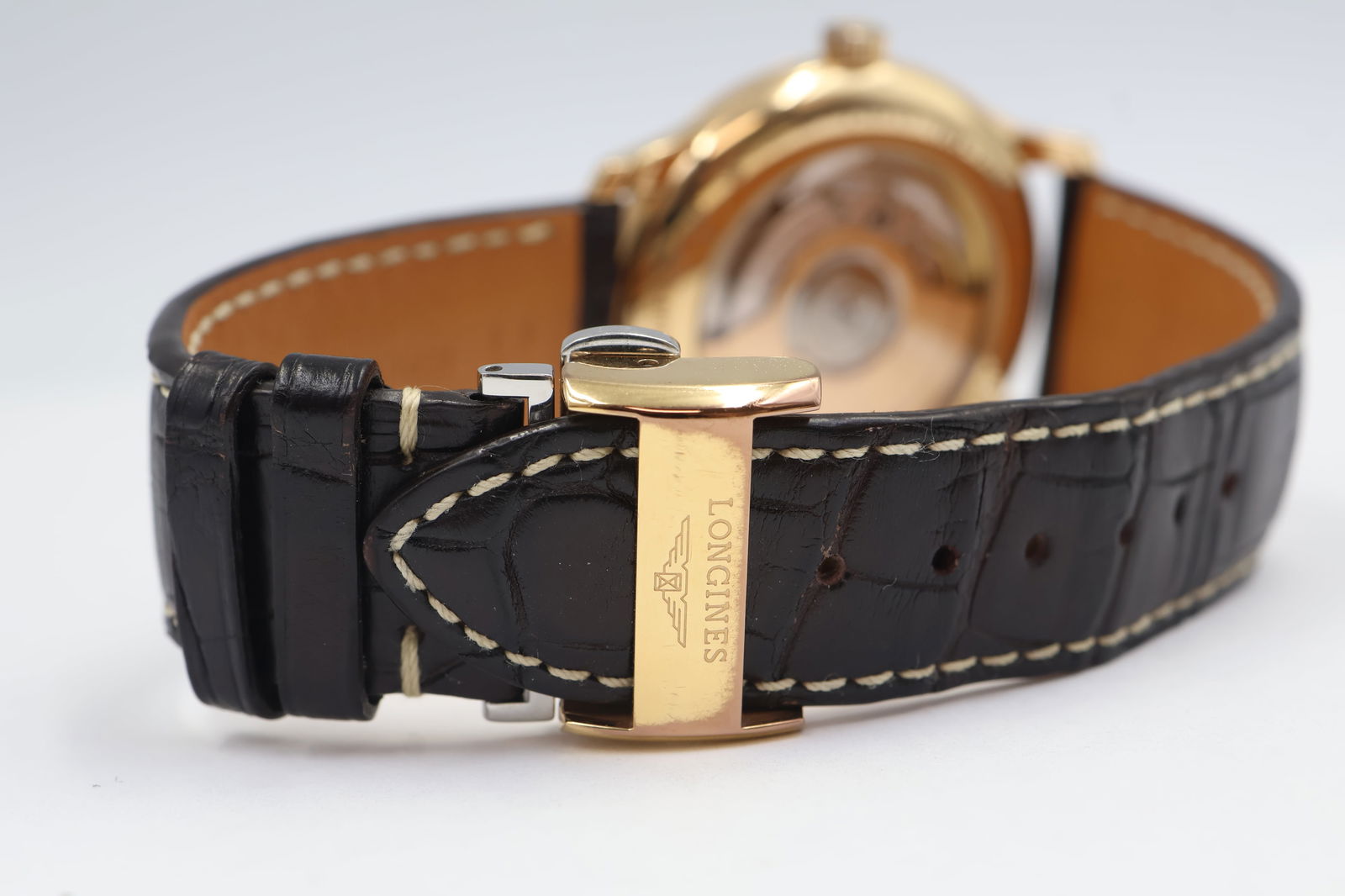 Longines 18k Gold Skeleton Auto — Ref L26288 - 2