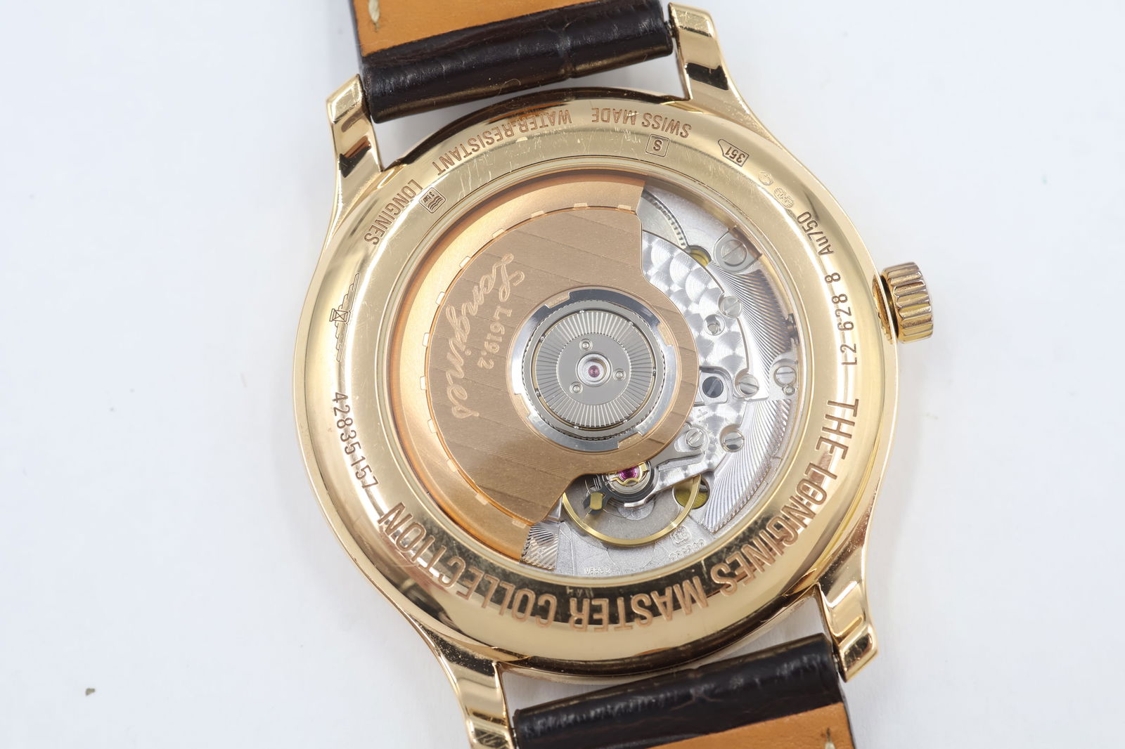 Longines 18k Gold Skeleton Auto — Ref L26288 - 4