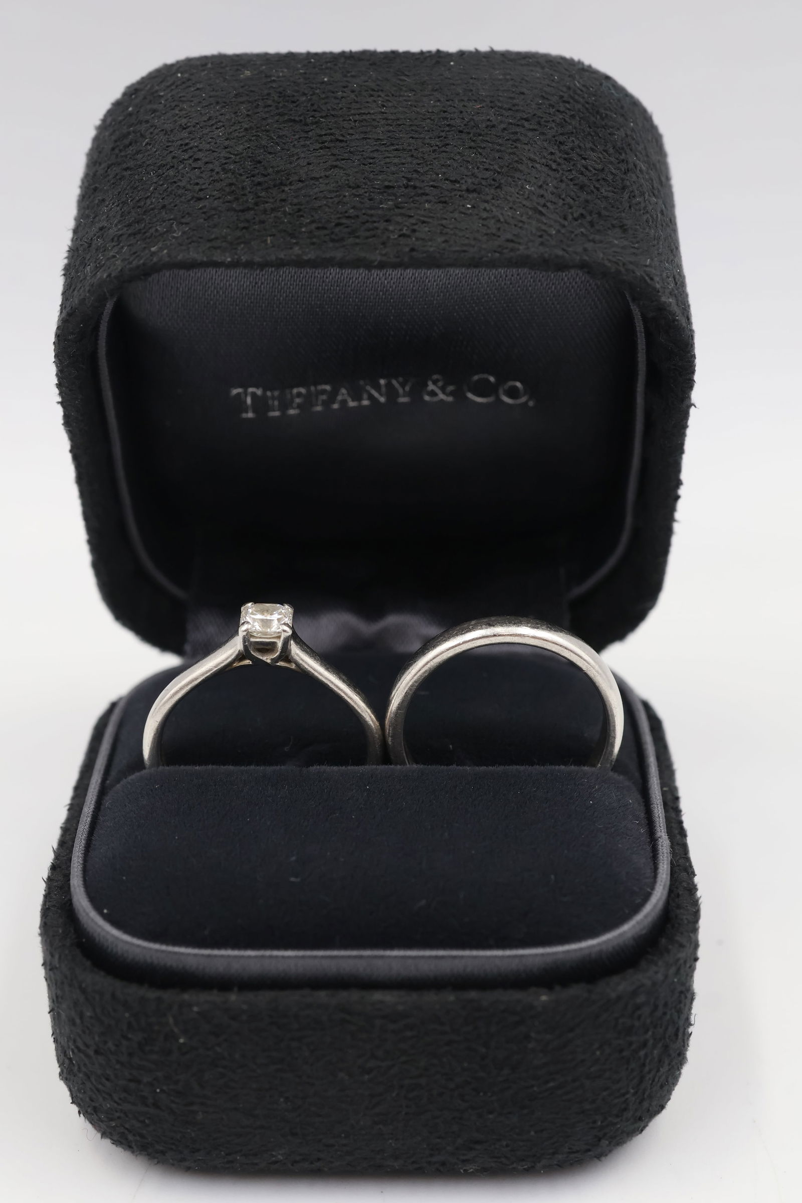Tiffany & Co. Platinum Wedding Ring Set - 5