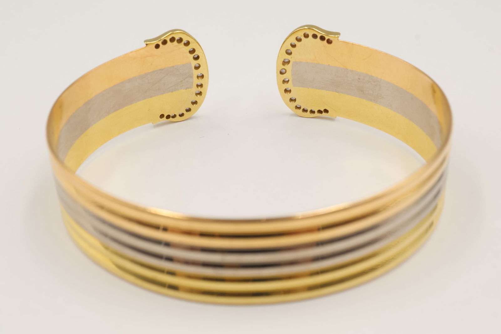 Cartier Trinity Three-Gold Cuff Bracelet - 2