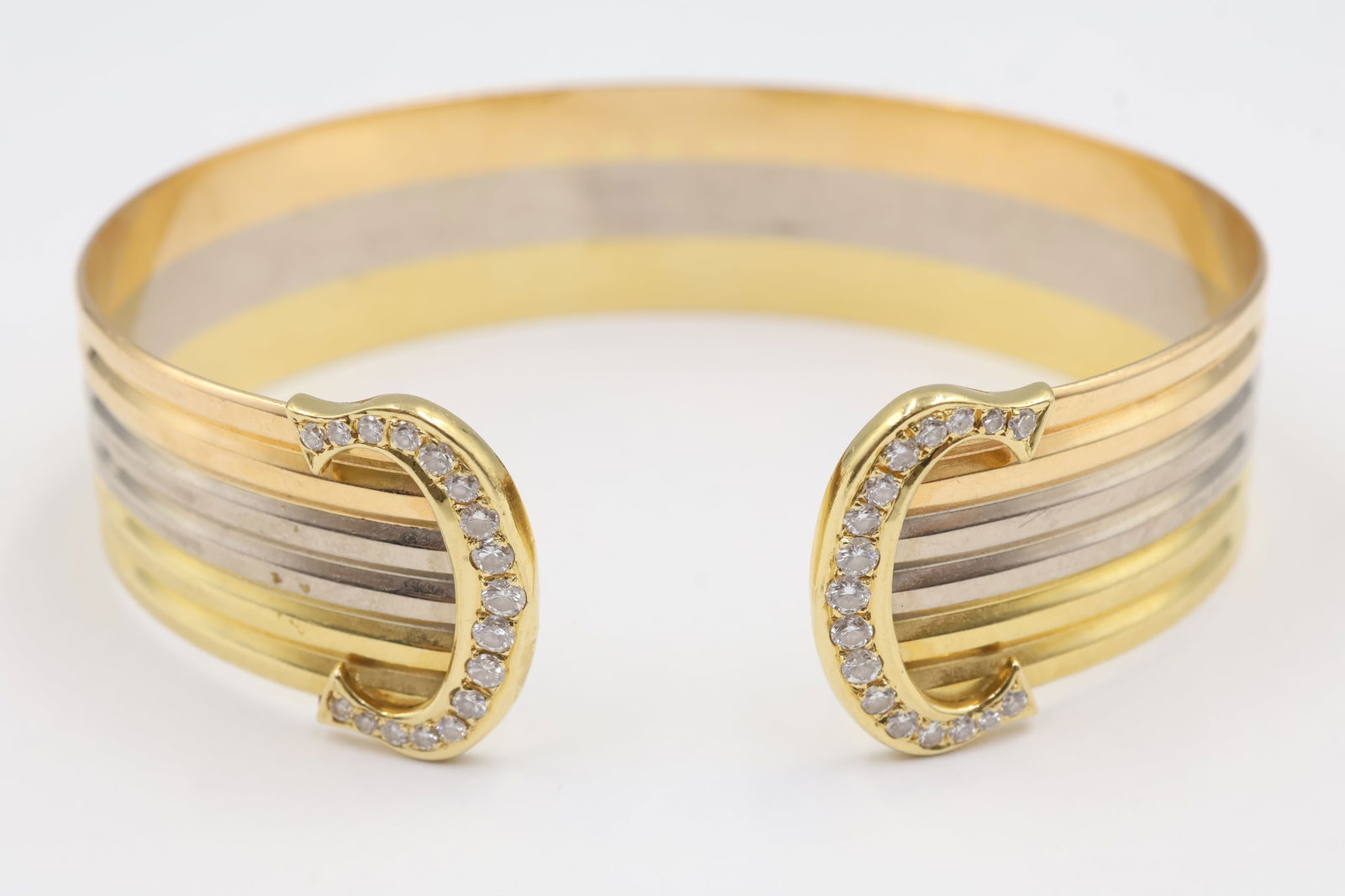 Cartier Trinity Three-Gold Cuff Bracelet - 4