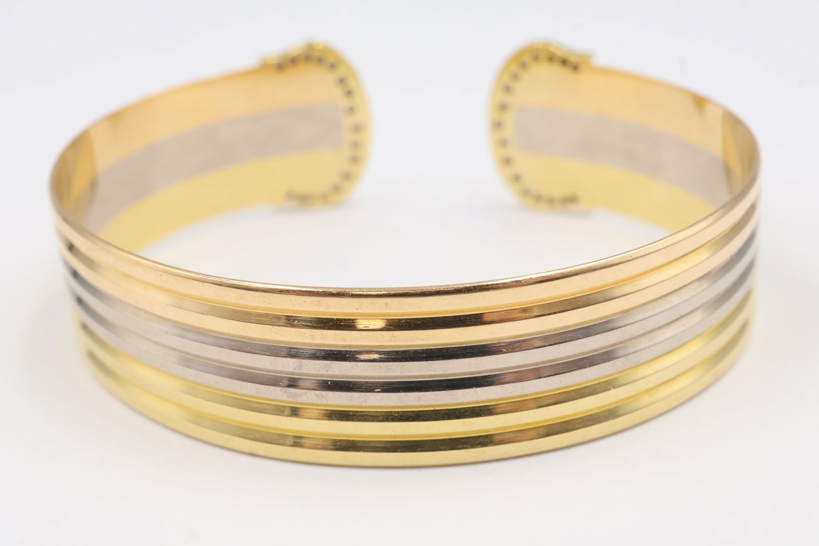 Cartier Trinity Three-Gold Cuff Bracelet - 6
