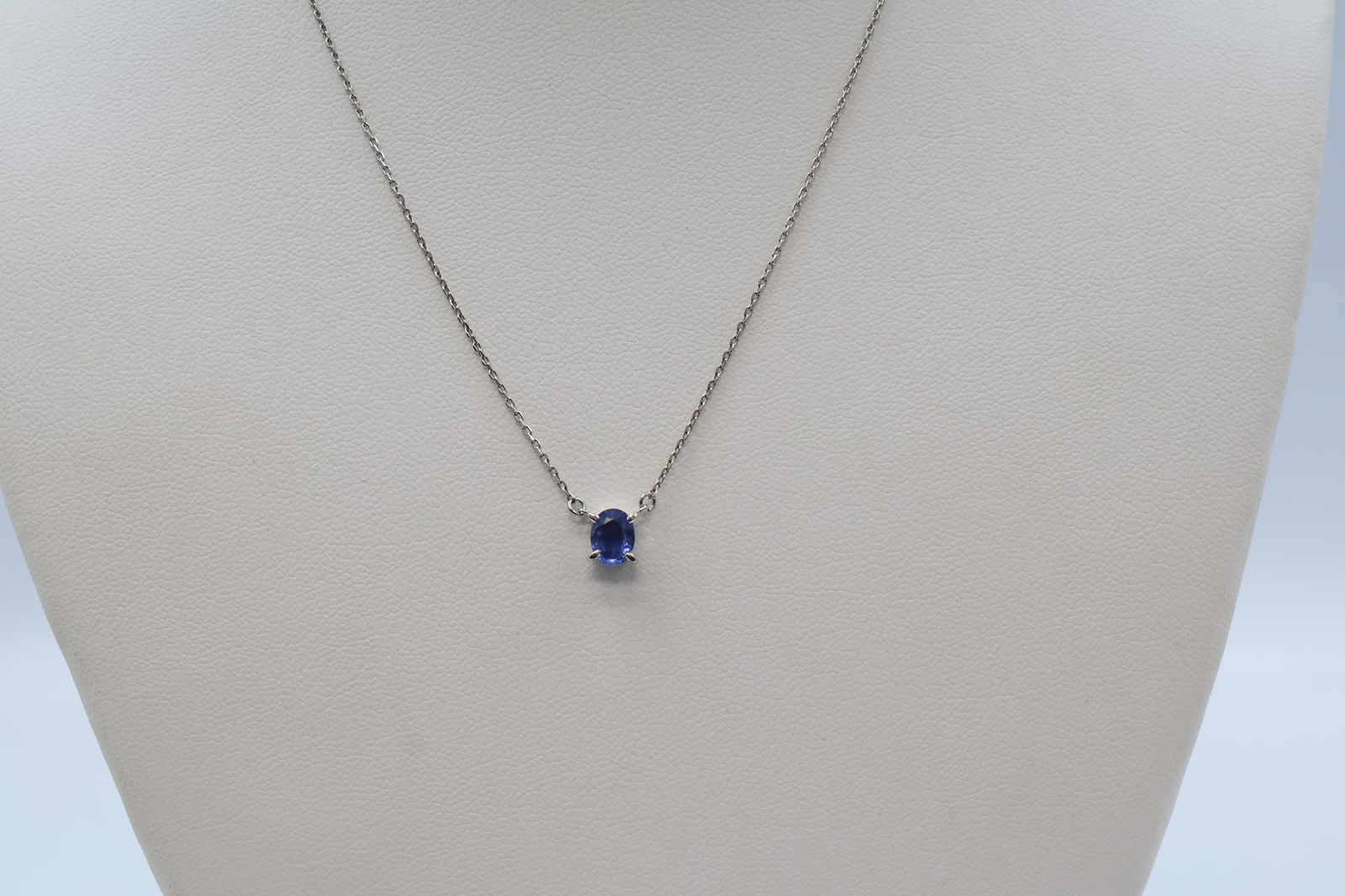 Solid Platinum Pendant with Captivating Blue Diamond: A refined piece crafted in solid platinum, this pendant features a captivating blue diamond that brings a cool, elegant brilliance to the design. Weighing 2.8 grams, it offers a luxurious feel