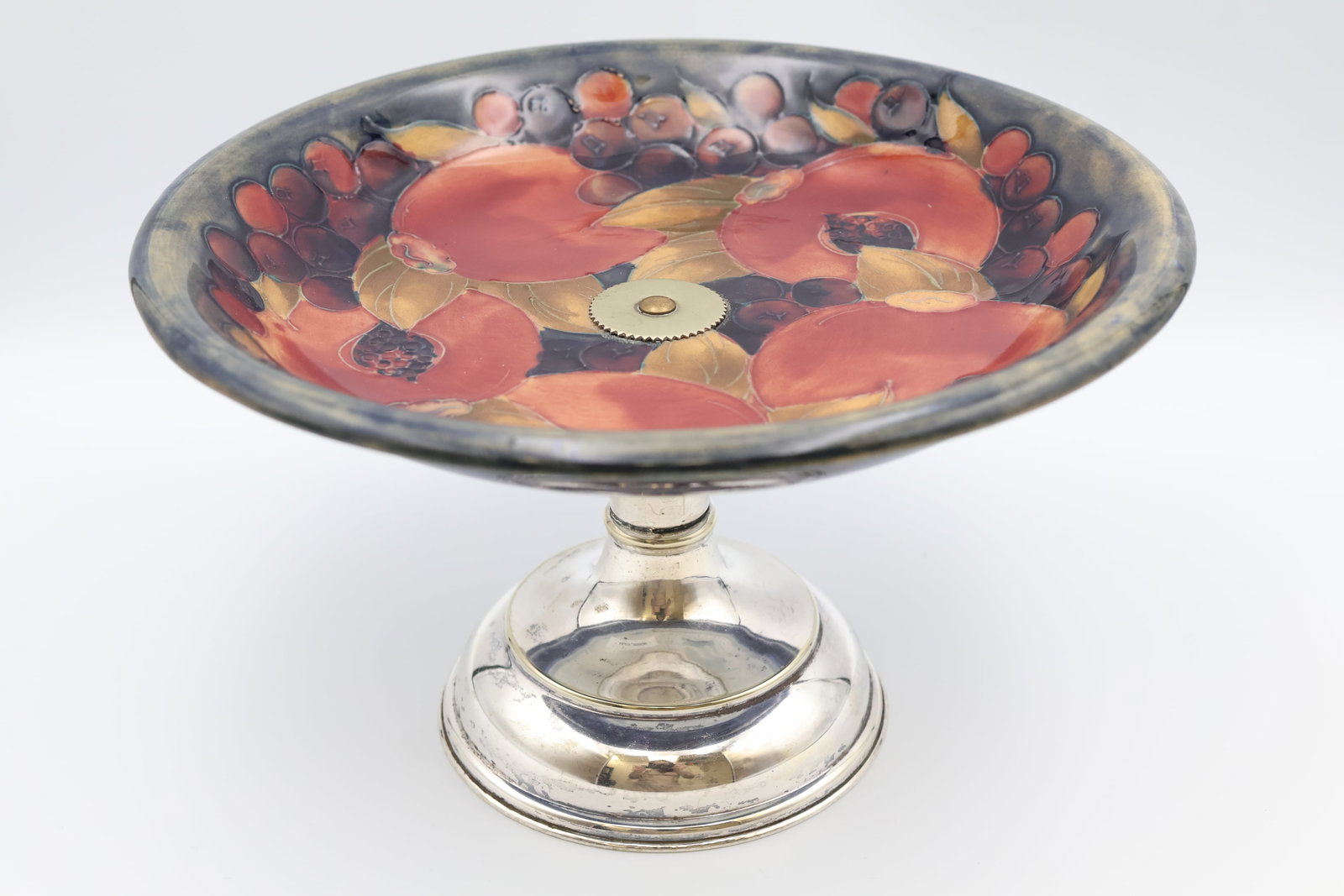 Hand Painted Moorcroft Pottery Tazza (1 of 4)