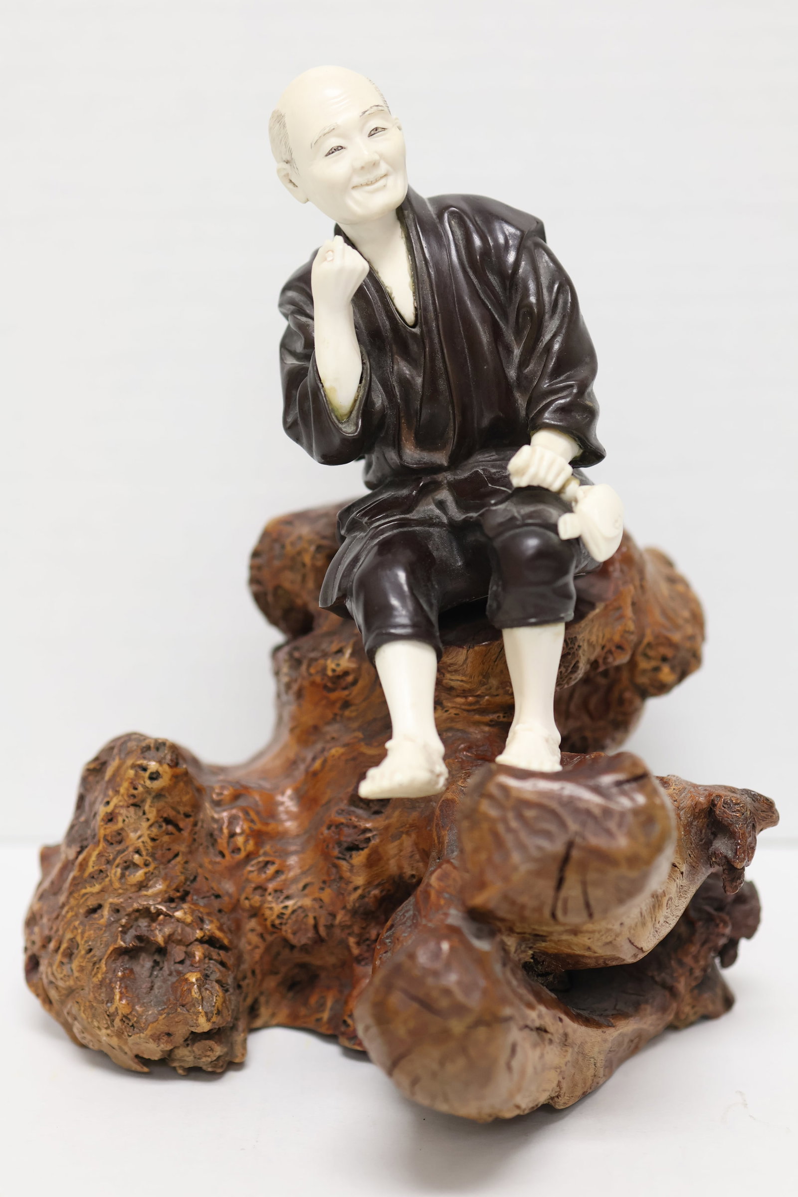 A Signed Bronze Japanese Okimono (1 of 6)