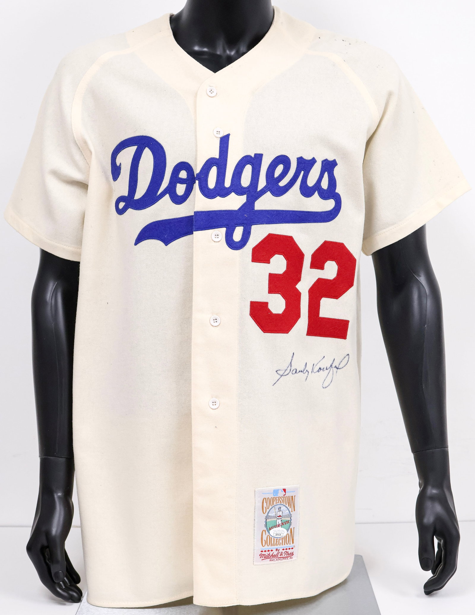 Sandy Koufax Signed Mitchell & Ness Los Angeles Dodgers Jersey (1 of 6)