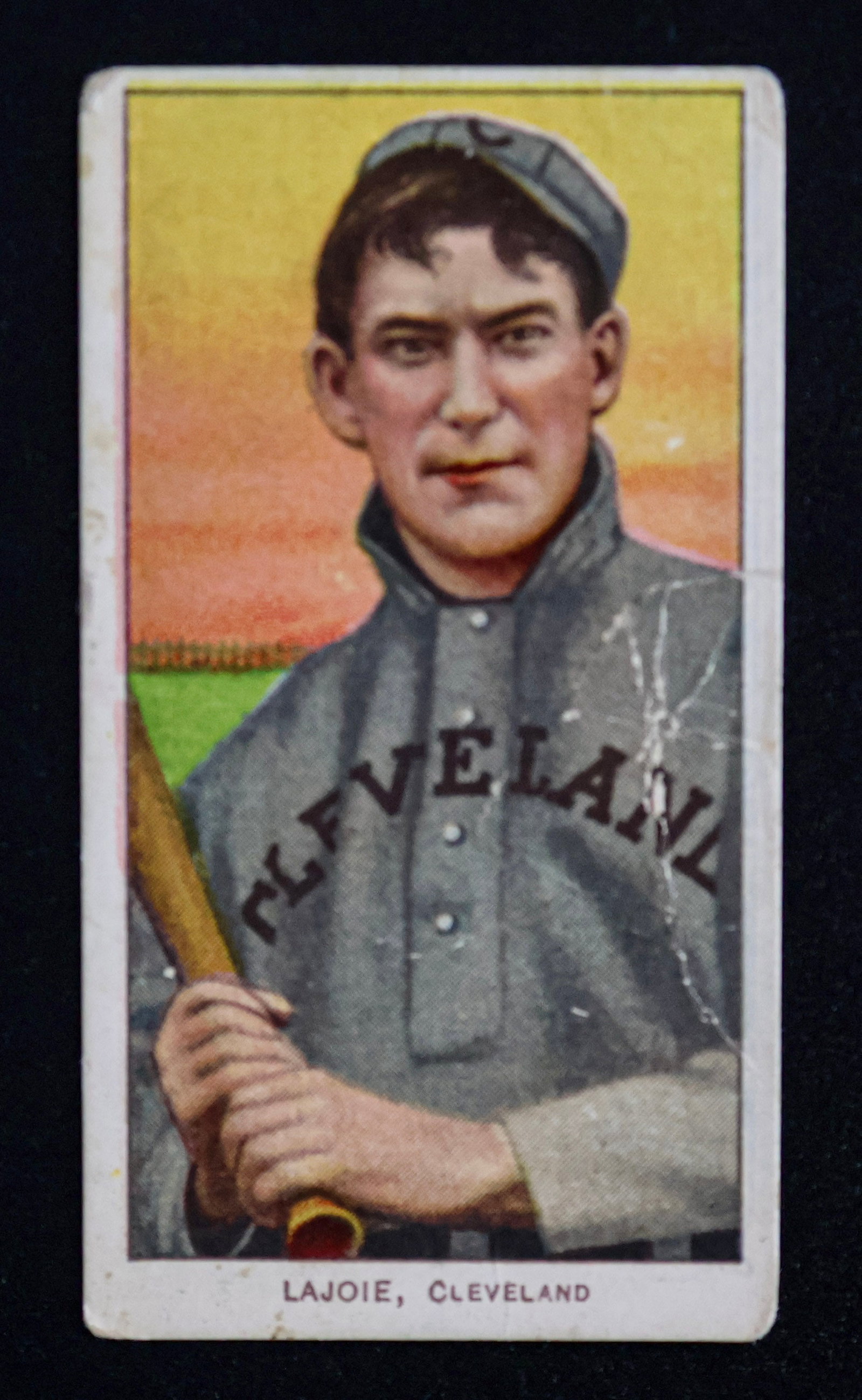 1909-1911 T206 Nap Lajoie (With Bat) - Polar Bear Back (1 of 4)