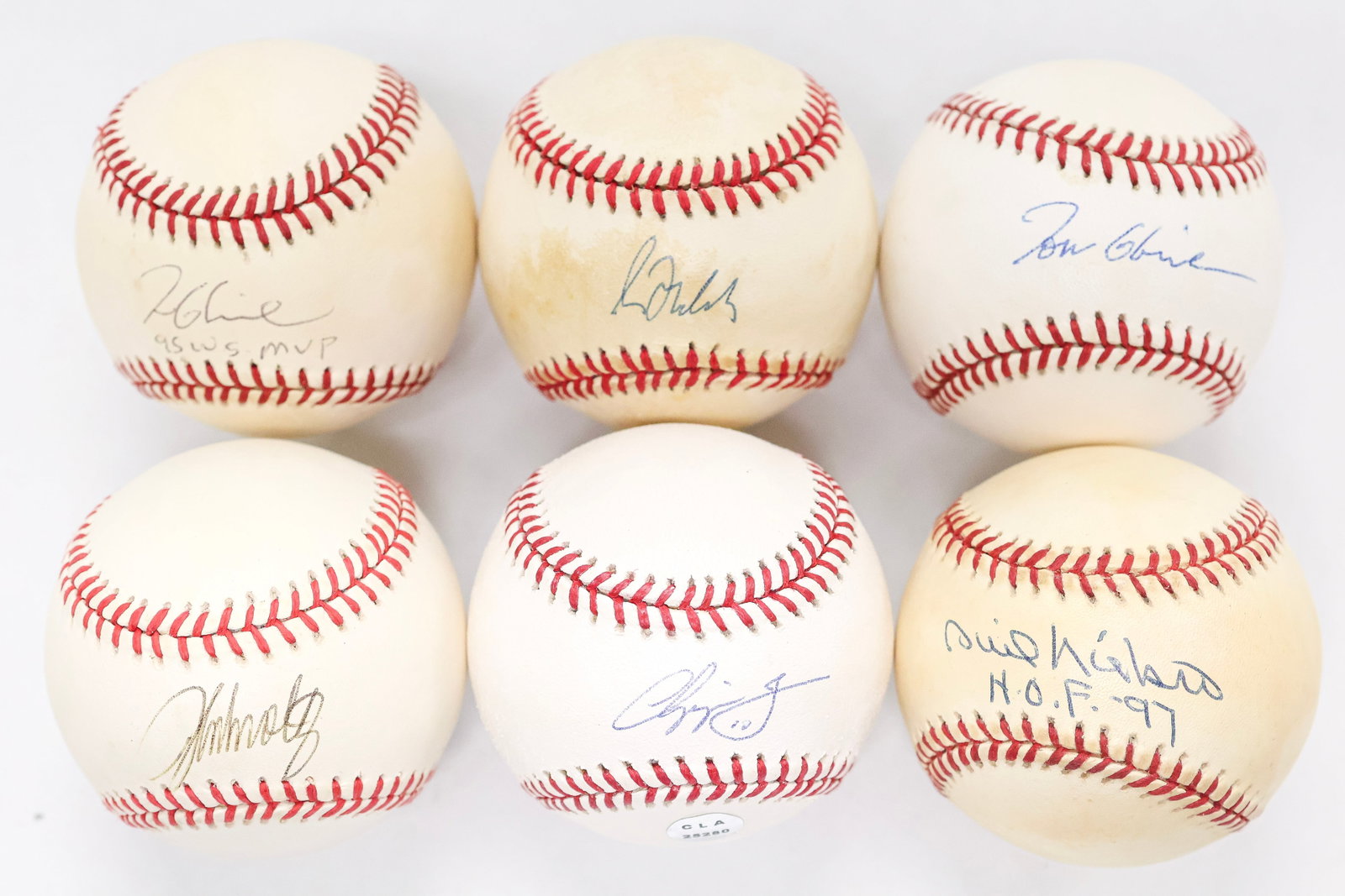 Atlanta Braves HOF Legends Signed Baseball Collection - Maddux, Glavine, Smoltz, Jones & Others (1 of 3)
