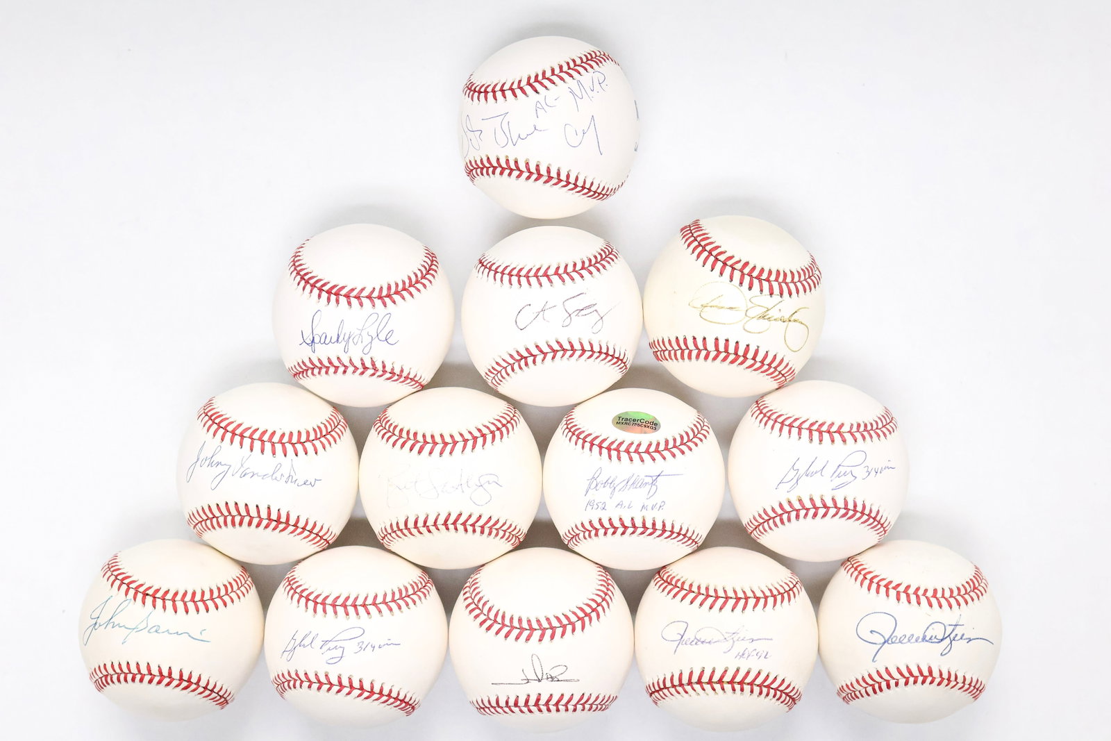 Major League Pitching Legends Signed Baseball Collection - Eckersley, Fingers, Schilling, & More (1 of 5)