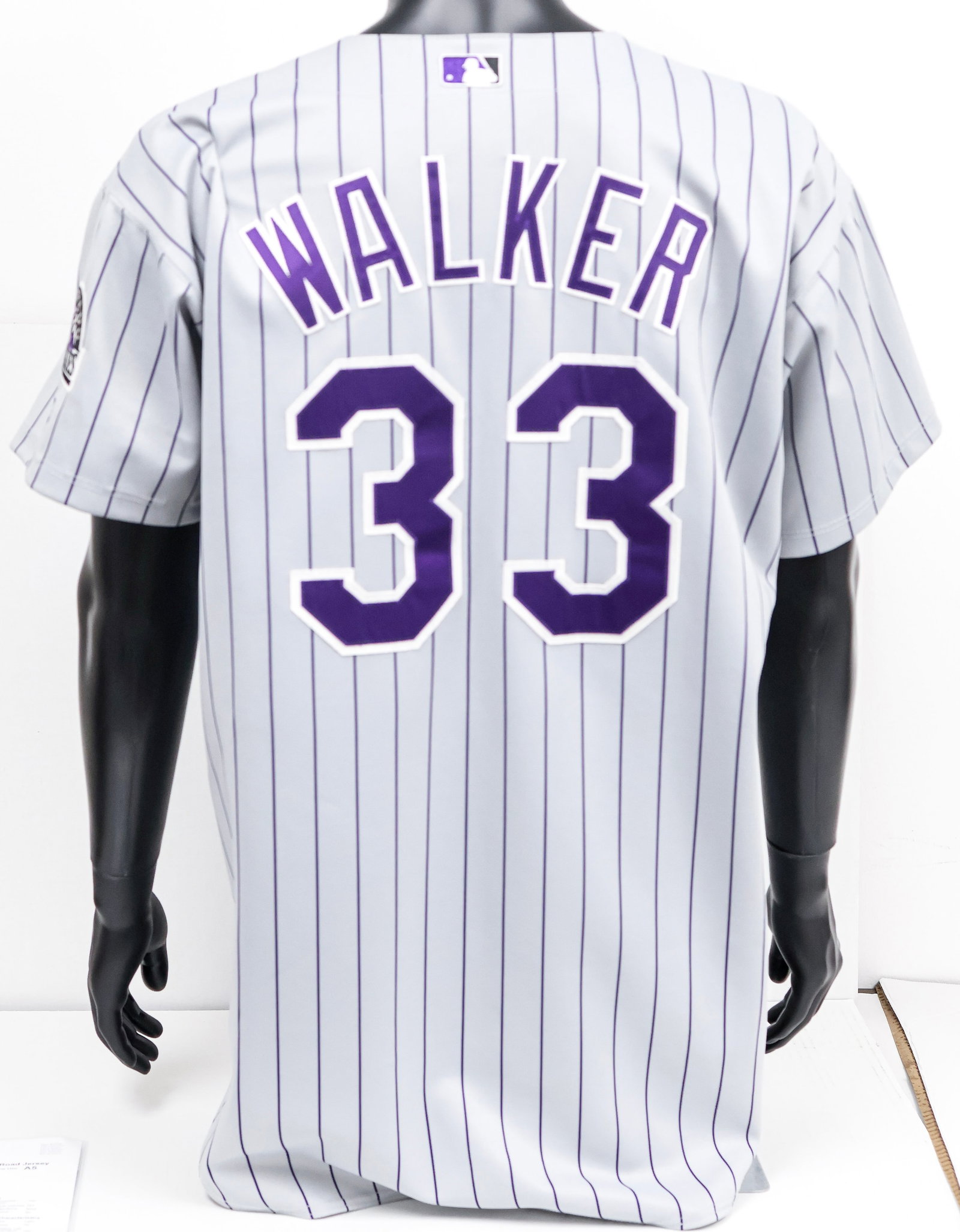Circa 2003-04 Larry Walker Colorado Rockies Game-Used Road Jersey - MEARS A5: Circa 2003-04 Larry Walker Colorado Rockies Game-Used Road Jersey - MEARS A5 Official Colorado Rockies road jersey attributed to Hall of Fame outfielder Larry Walker & professionally evaluated by MEAR