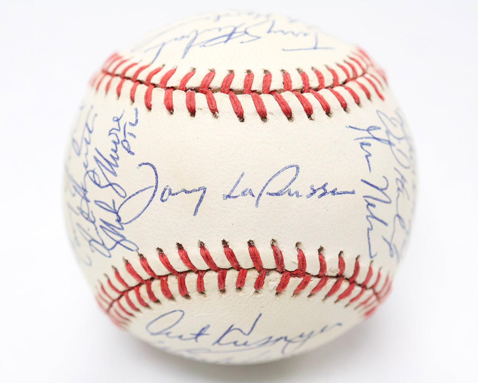 1980s Oakland Athletics Multi-Signed Baseball - Henderson, Canseco, McGwire, La Russa - 25 Autos (1 of 6)