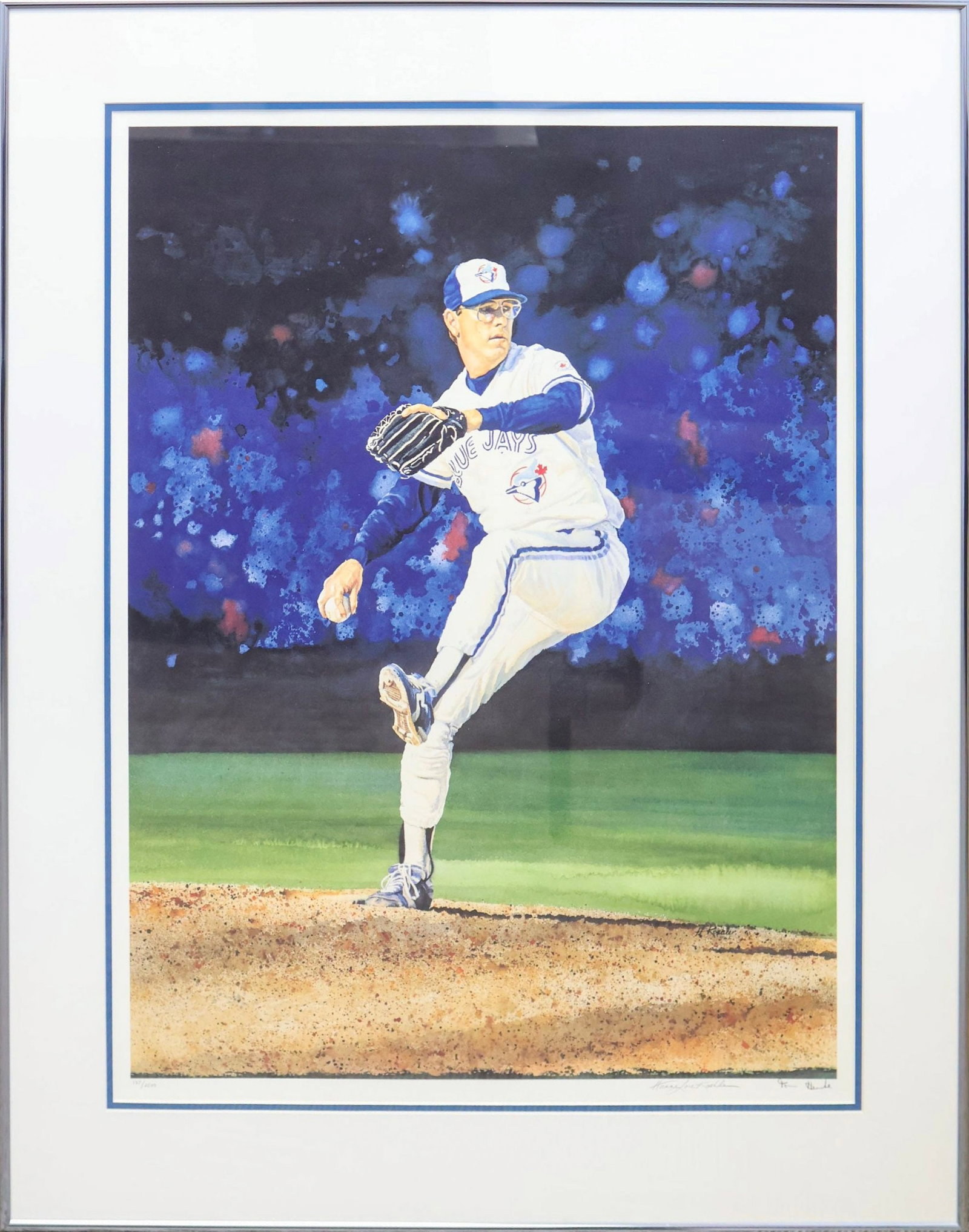 Tom Henke Signed Limited Edition Print by Hanne Lore Koehler /2500 - Toronto Blue Jays (1 of 4)