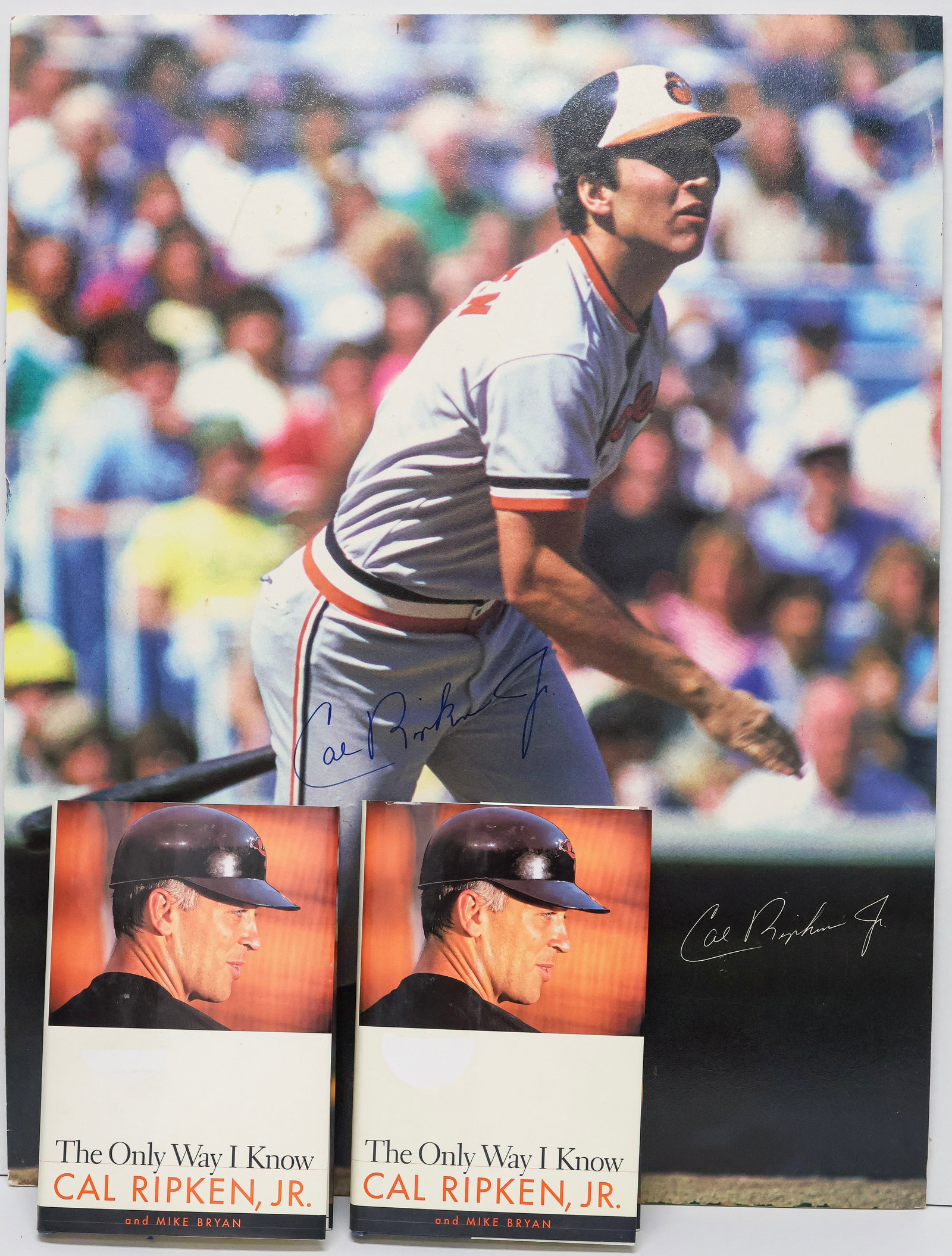 Cal Ripken Jr. Signed Display Board & Book Collection (1 of 7)