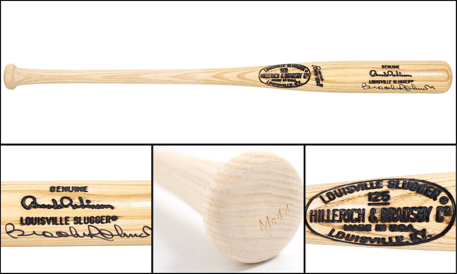 Brooks Robinson Signed Louisville Slugger Bat (1 of 6)