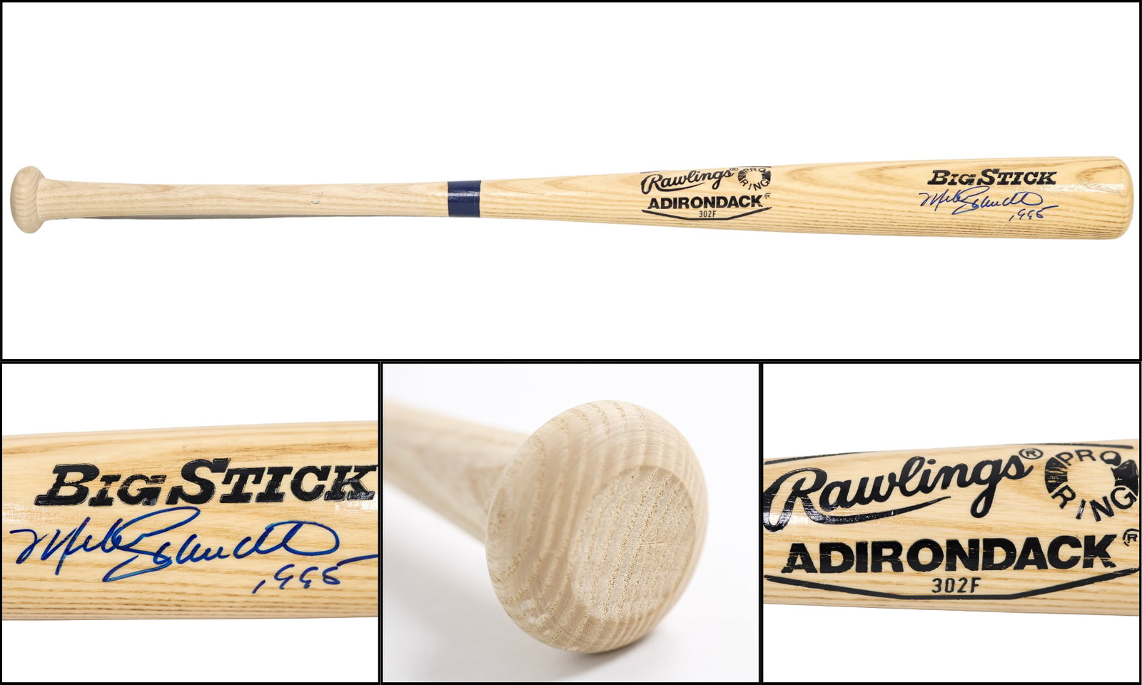 Mike Schmidt Signed Rawlings Adirondack Bat: Mike Schmidt Signed Rawlings Adirondack Bat (Greenshields Collection) A Rawlings Adirondack bat signed by Hall of Famer Mike Schmidt, widely regarded as one of the greatest third basemen in Major Leag