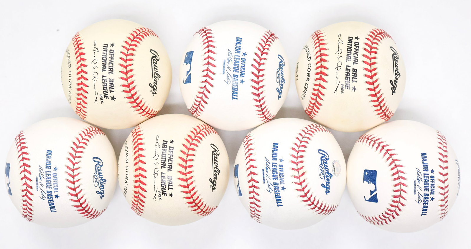 Dodgers & National League Legends Signed Baseball Lot - Newcombe, Wills, Branca, Hershiser, & More - 2