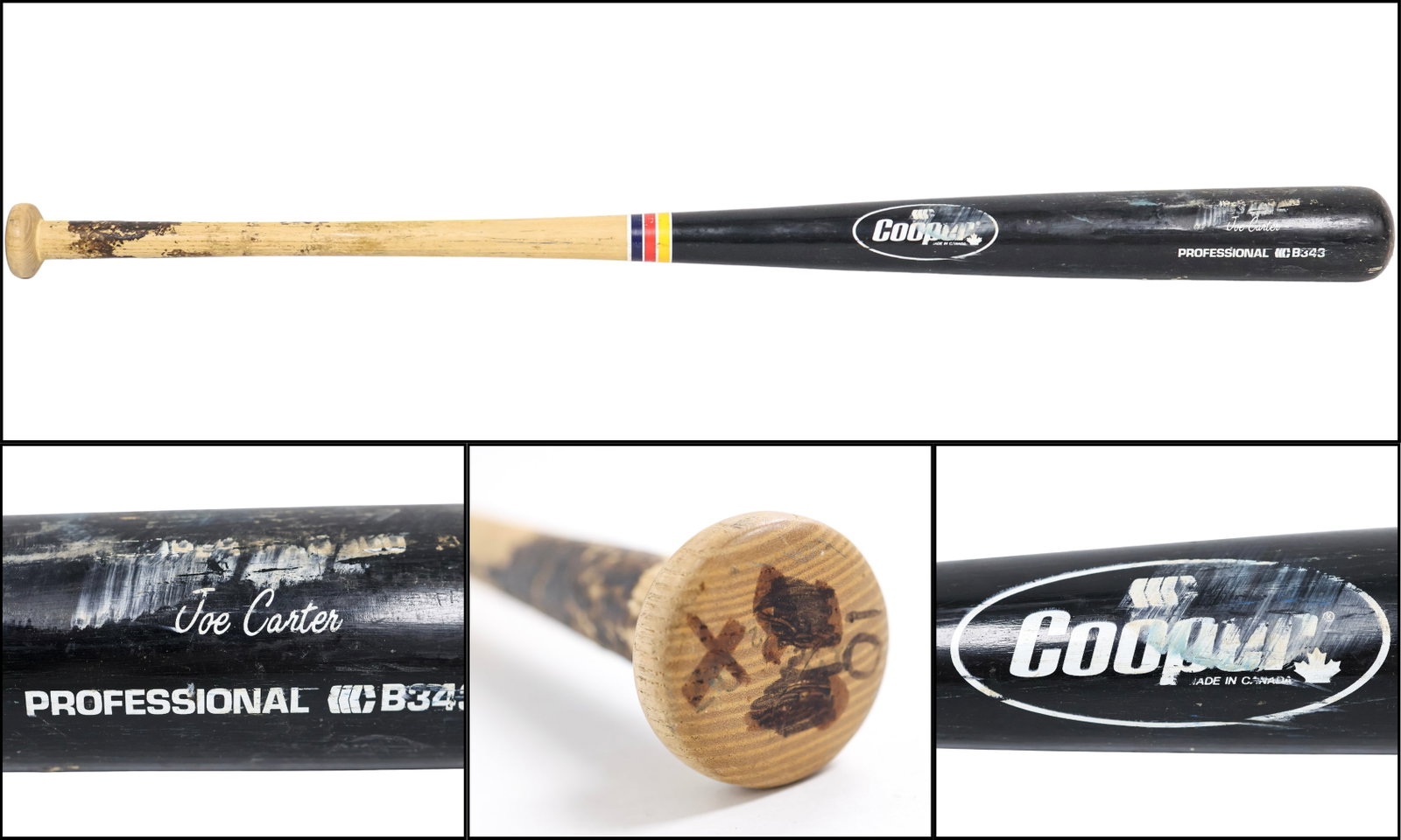 Joe Carter Game-Used Cooper Bat (1 of 8)