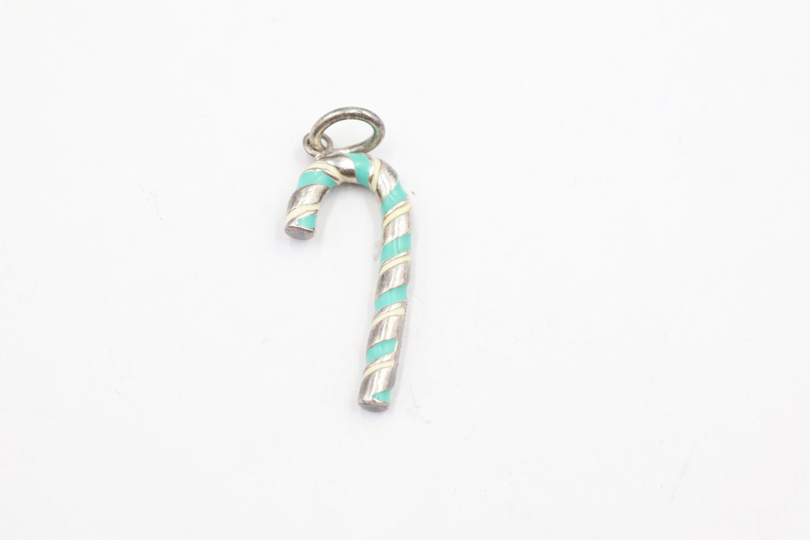 Rare Tiffany & Co Sterling Silver Candy Cane Charm (1 of 2)