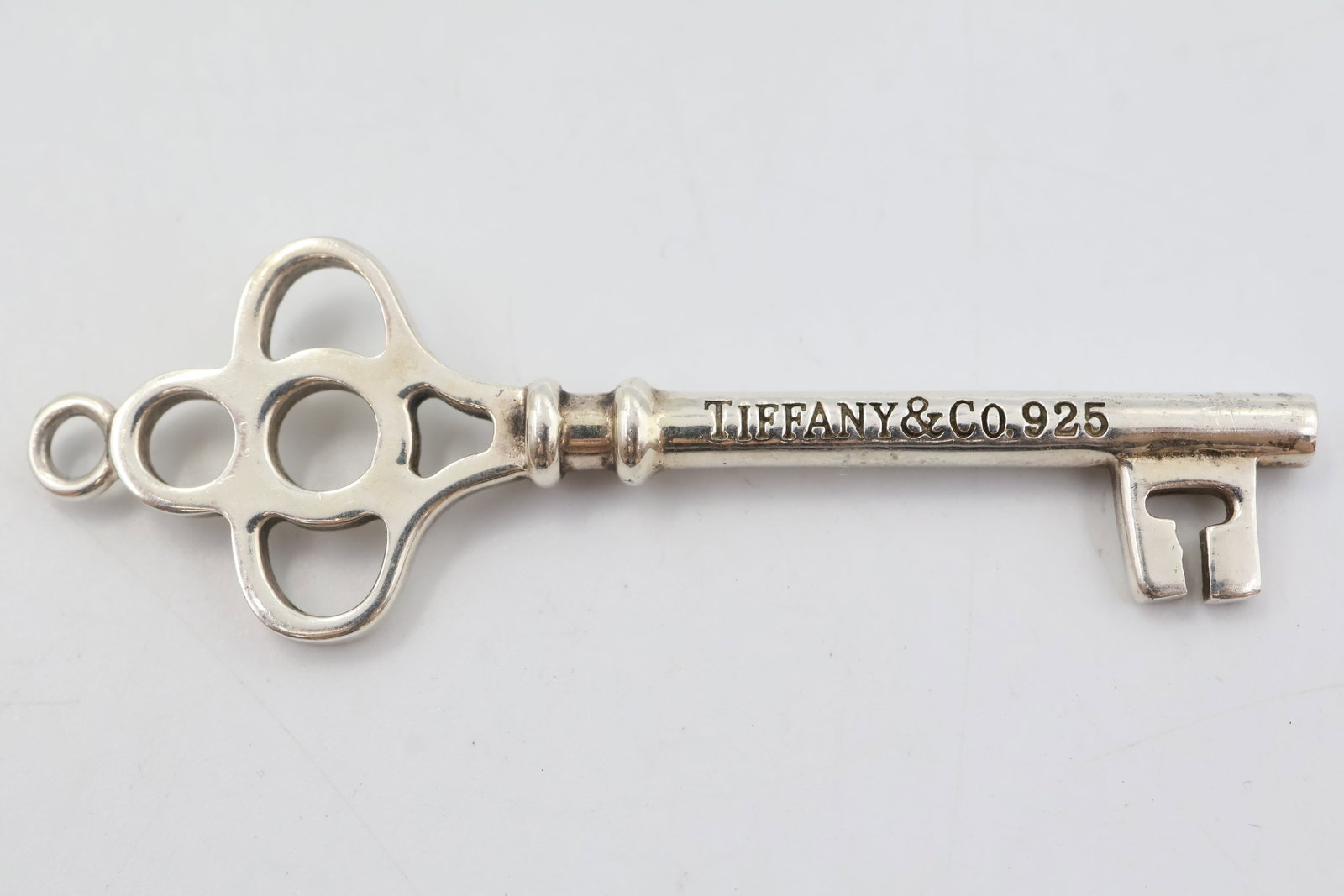 Tiffany & Co Sterling Silver Key Pendant (1 of 2)