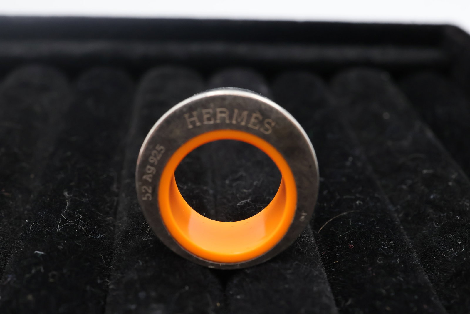 Hermes 925/Enamel Quark ring - 4