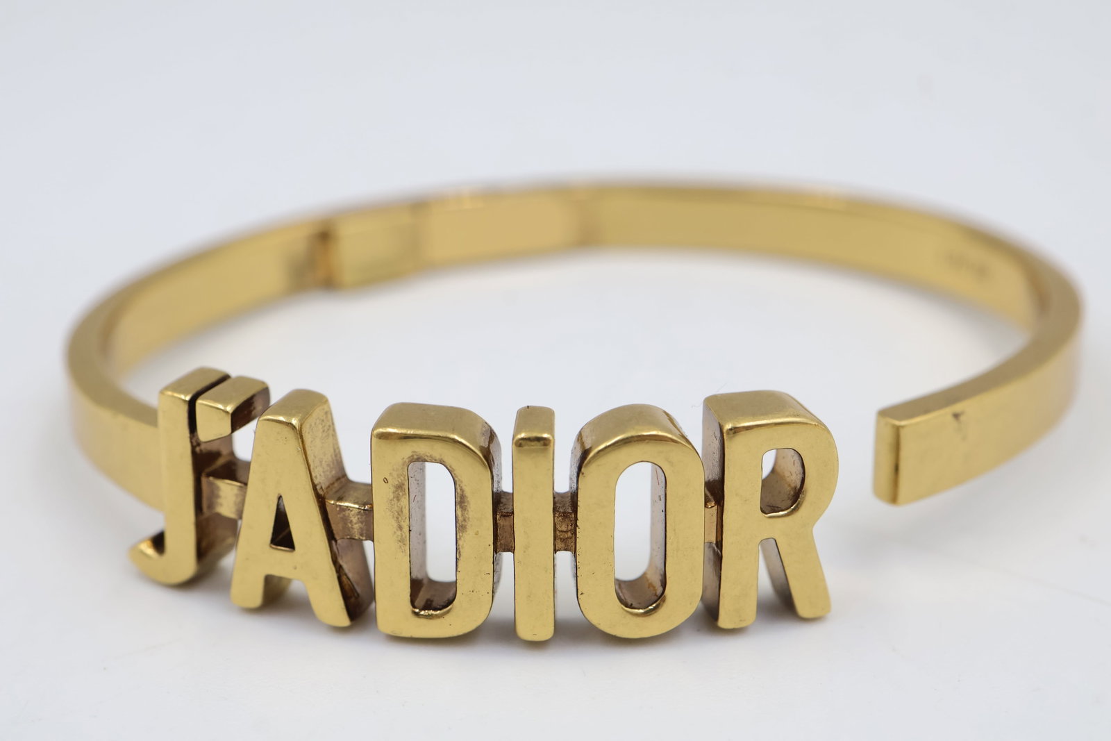 Dior J'ADIOR Gold Plated Bracelet: Dior J’ADIOR bracelet featuring a polished gold-plated finish and secure spring clasp closure