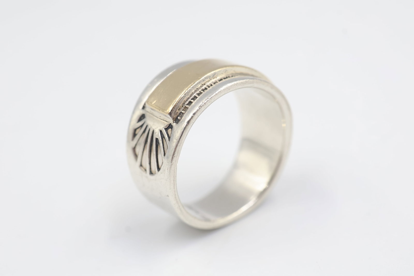 Zuni Sterling Silver Ring - 4