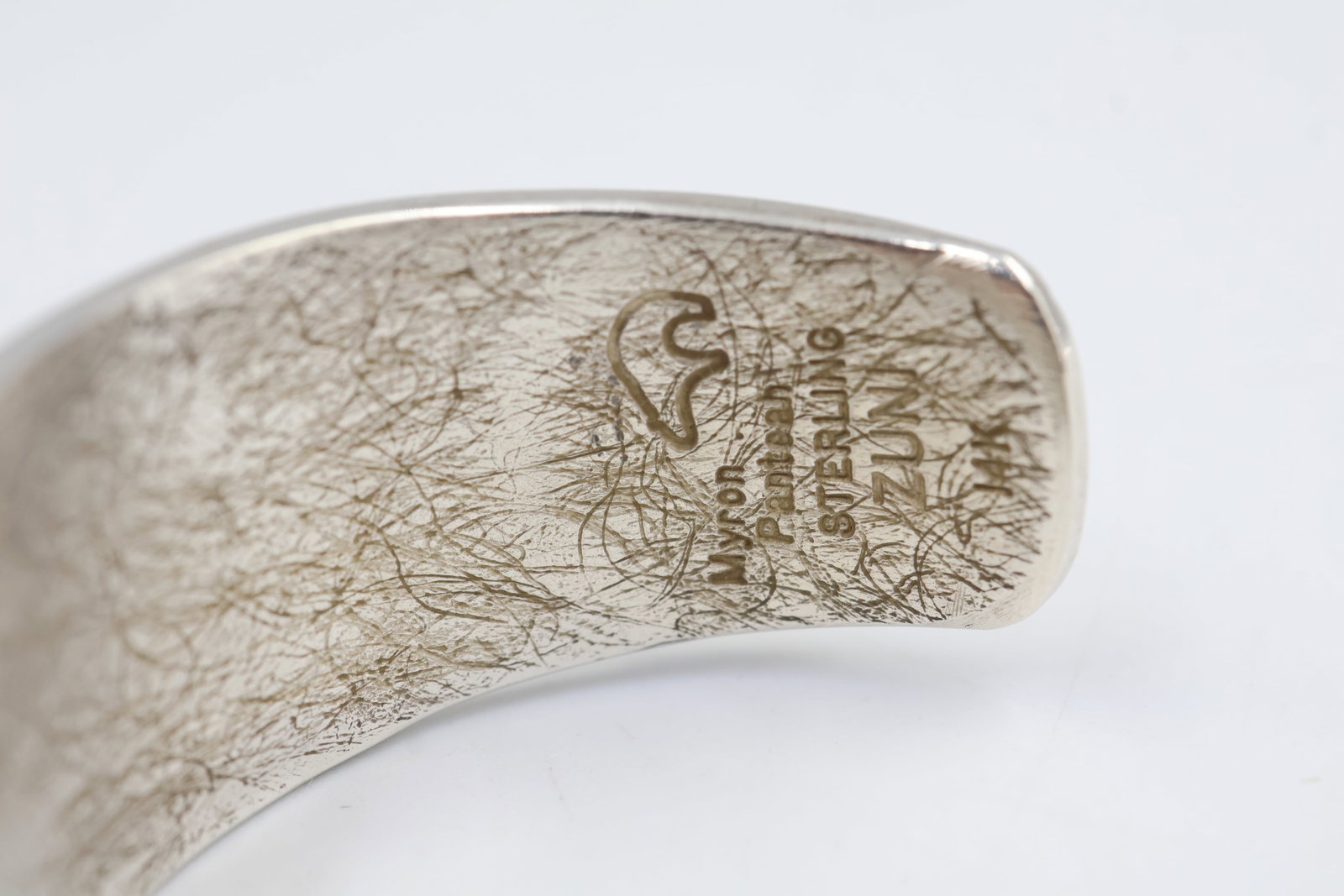 Zuni Sterling Silver Cuff Bracelet - 4