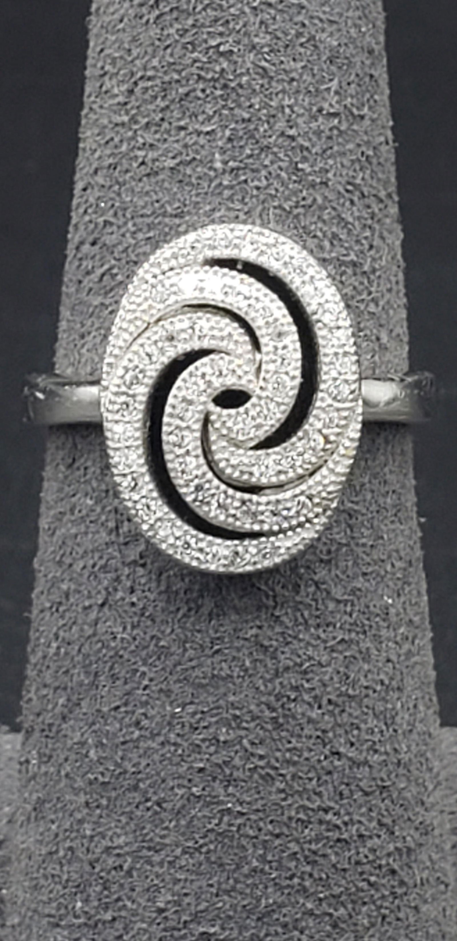 Swirled Oval Diamonds  Ring (1 of 1)