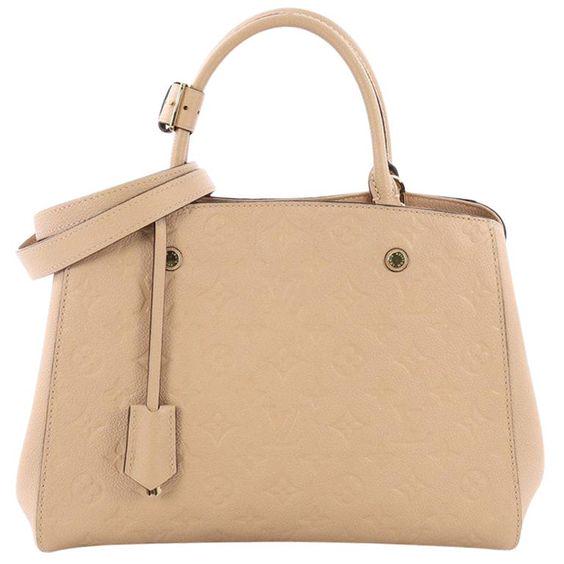 Louis Vuitton Beige Montaigne Handbag Monogram (1 of 6)