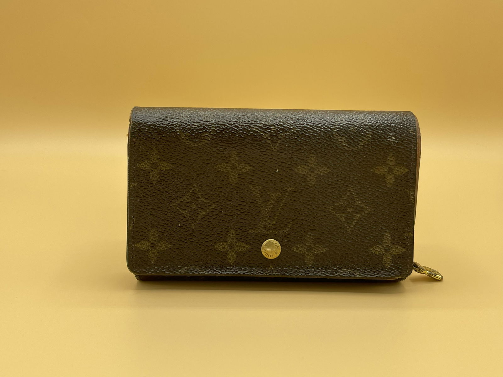 Louis Vuitton Brown Monogram Leather Wallet (1 of 7)